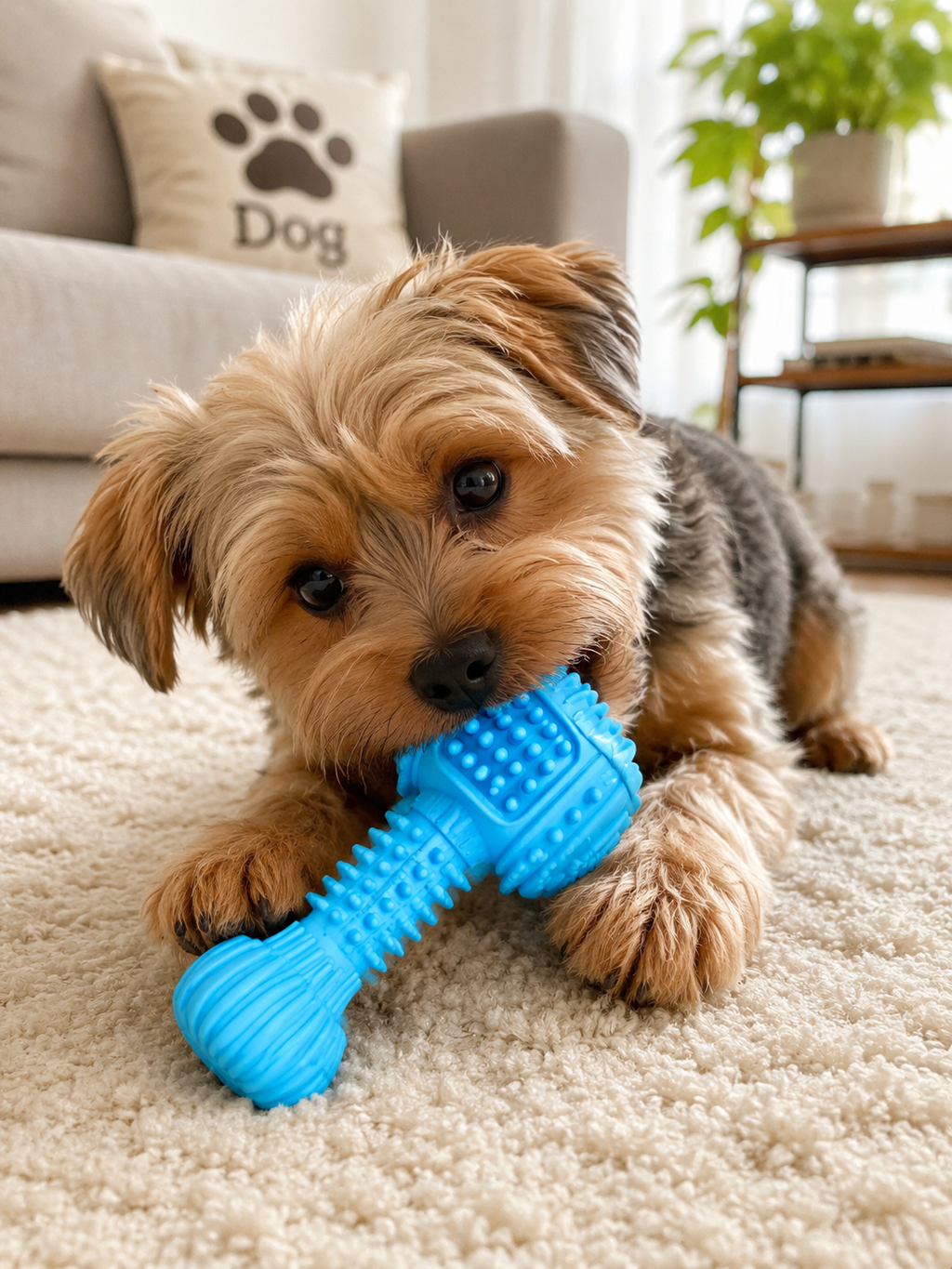 Jouet à Mâcher Increvable pour Chien – Caoutchouc Résistant & Sécurisé