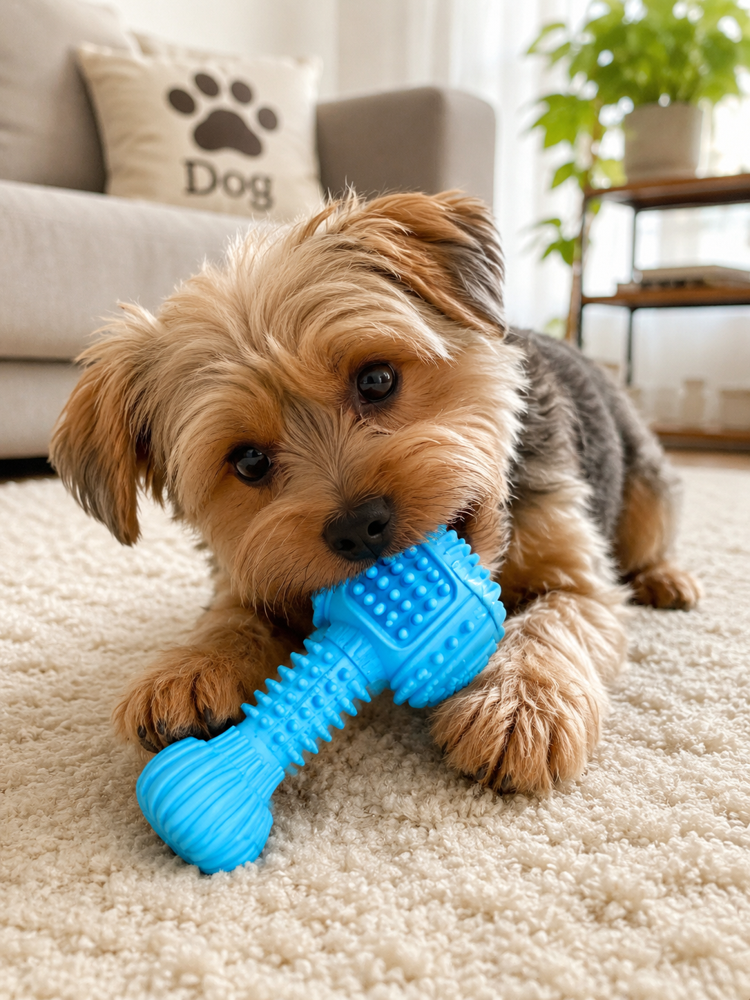 Jouet à Mâcher Increvable pour Chien – Caoutchouc Résistant & Sécurisé