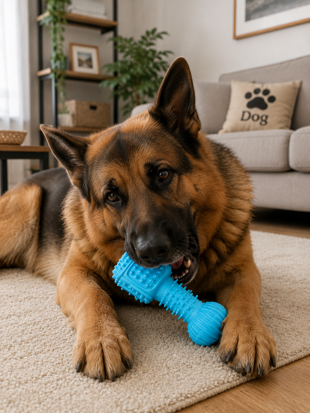 Jouet à Mâcher Increvable pour Chien – Caoutchouc Résistant & Sécurisé