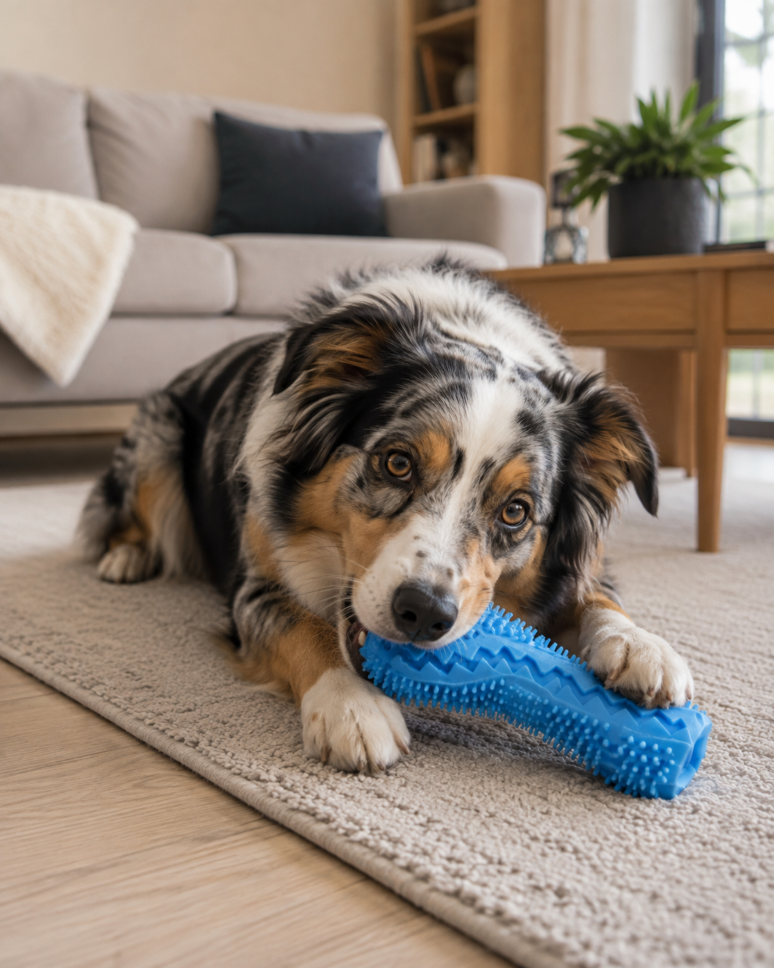 Jouet Dentaire à Mâcher pour Chien – Nettoyage des Dents, Anti-Stress & Interactif