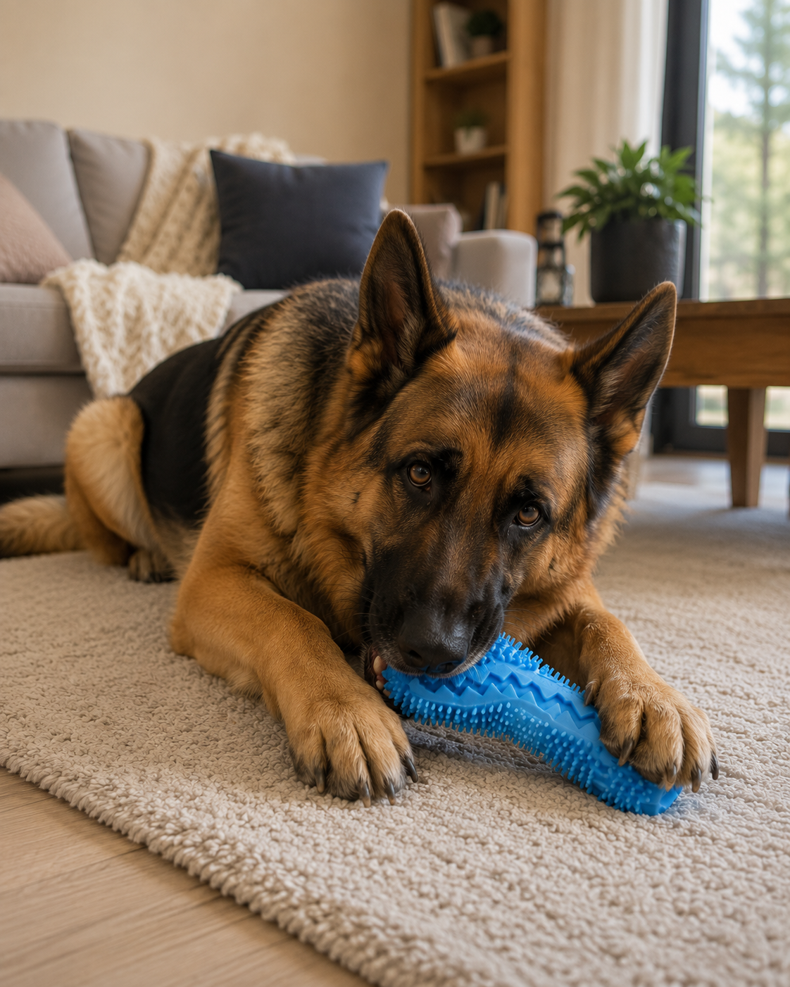 Jouet Dentaire à Mâcher pour Chien – Nettoyage des Dents, Anti-Stress & Interactif